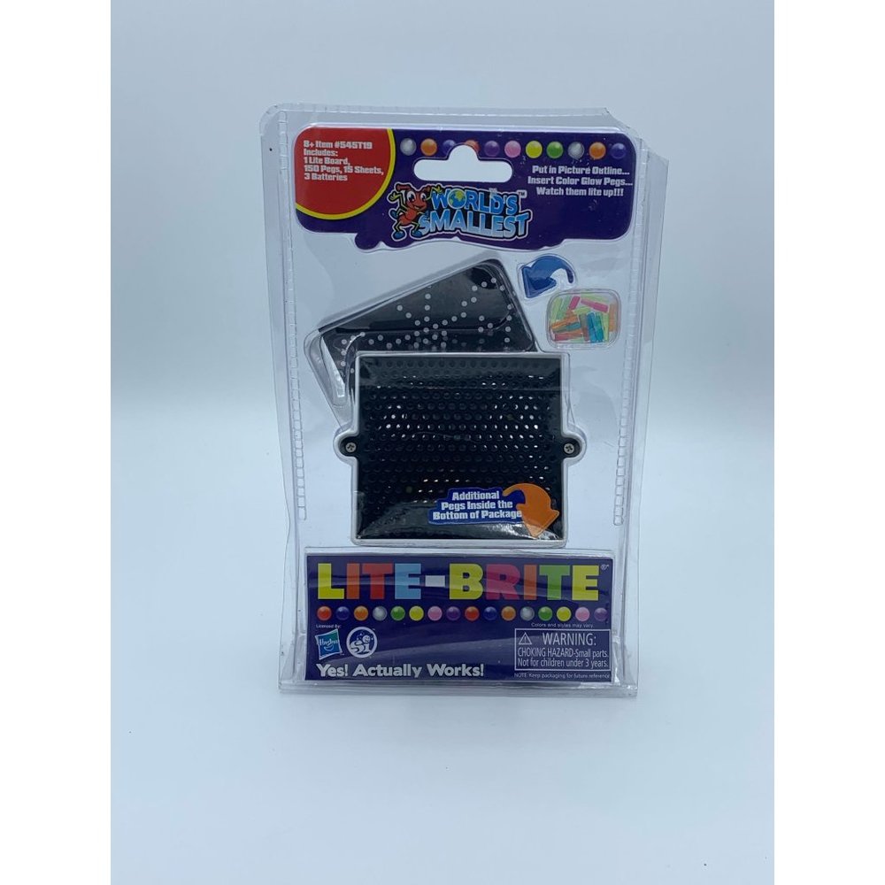 World's Smallest Lite-Brite, Game, Travel Size NEW in Packaging